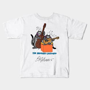 B Kliban Cat Guitar Kids T-Shirt